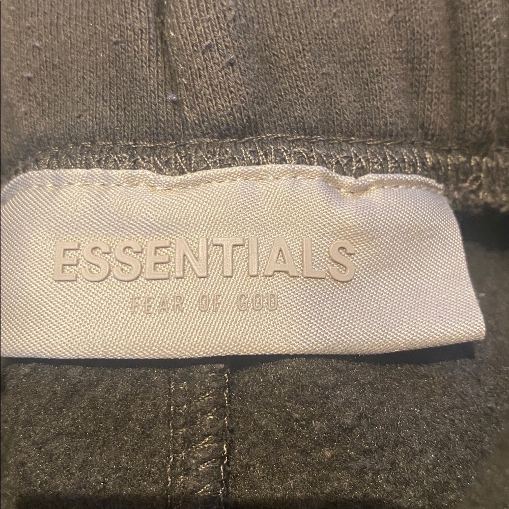 FOG Fear of God Essentials Sweatpants Joggers Brown Size 12 **see measurments - Picture 7 of 12